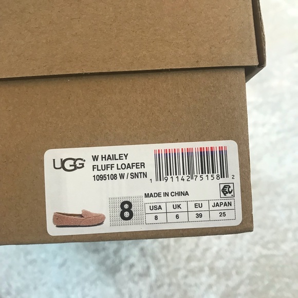 NWT Ugg Hailey Fluff Loafer Pink Size 8 & 9 - Picture 6 of 6